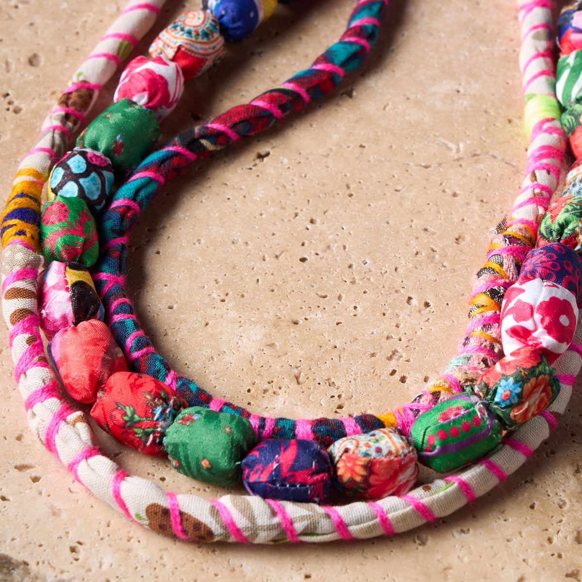 Chunky Fabric Necklace