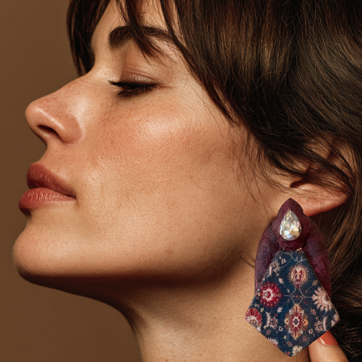 Modern Relic Paper Mâché Earrings