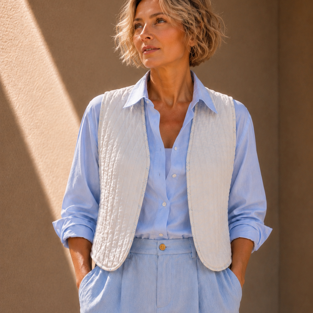 The Quiet Ivory Vest
