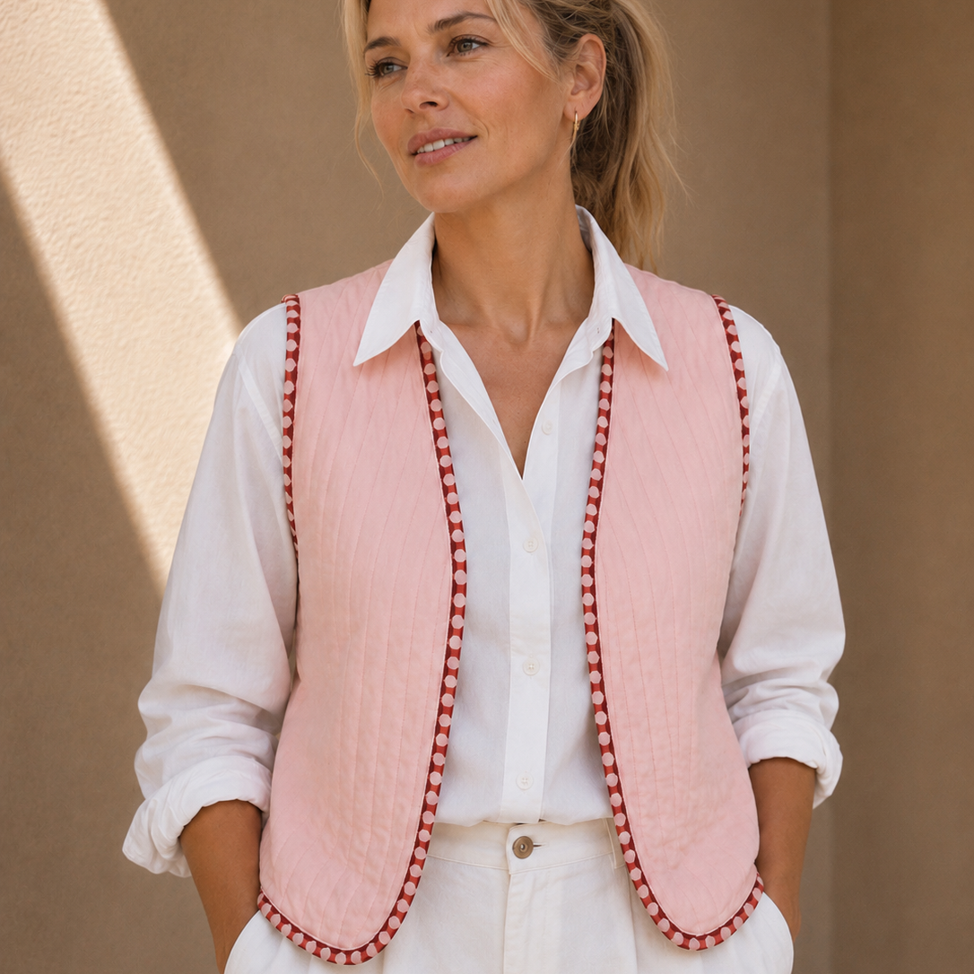 The Retro Quilted Vest