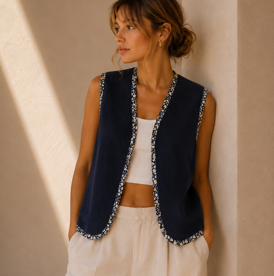 Cloud Vest Black Rose