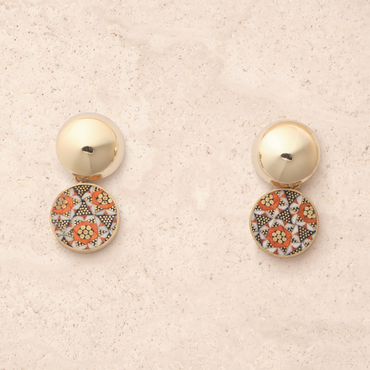 Khatam Convex Golden Drops