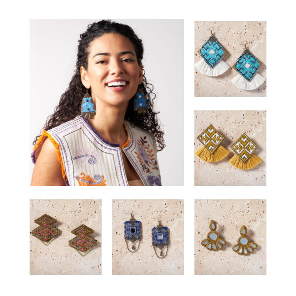 Potpourri MultiStrand Zulugrass & Acacia Wood Necklace Eclectic Lane