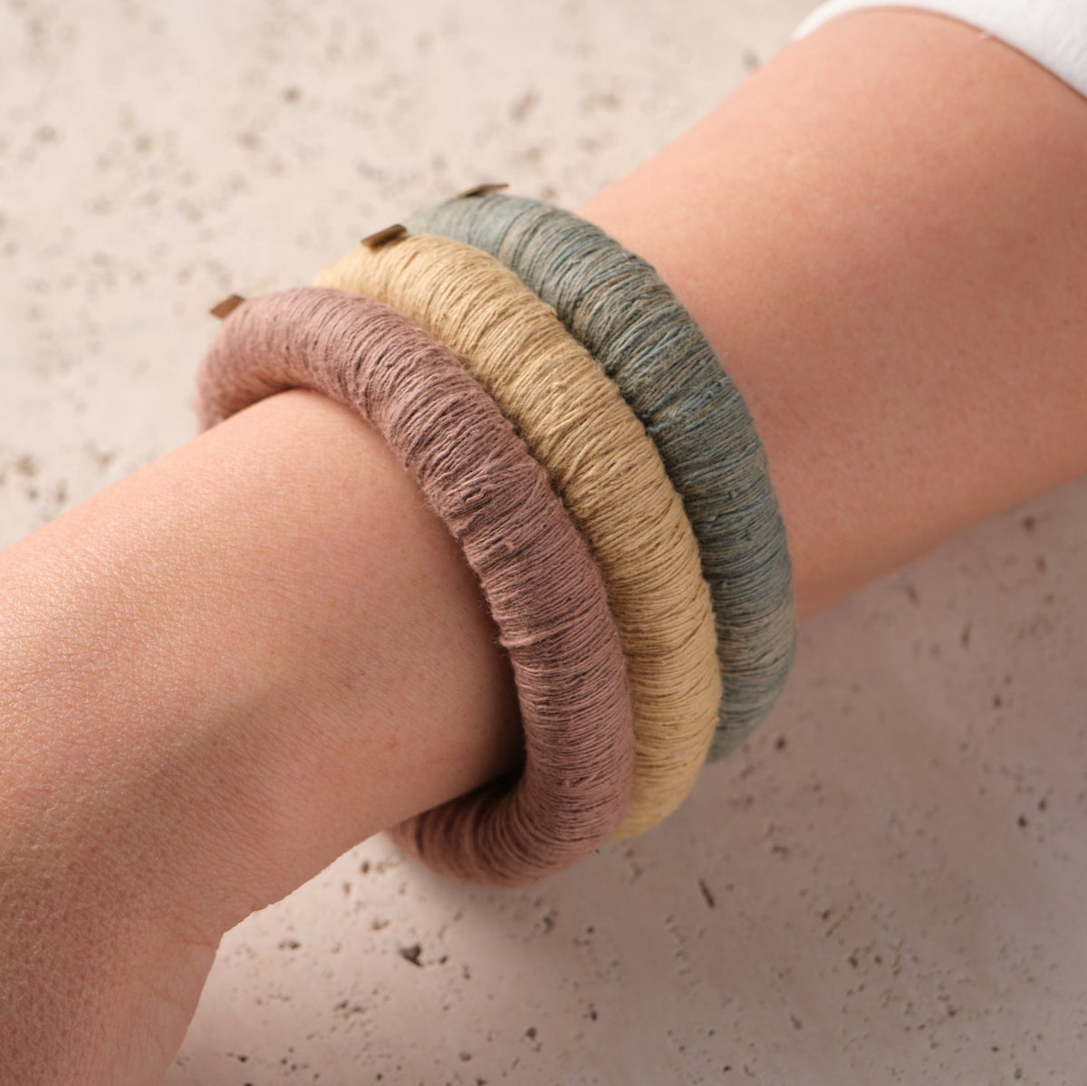 upcycled jewellery handmade bangles